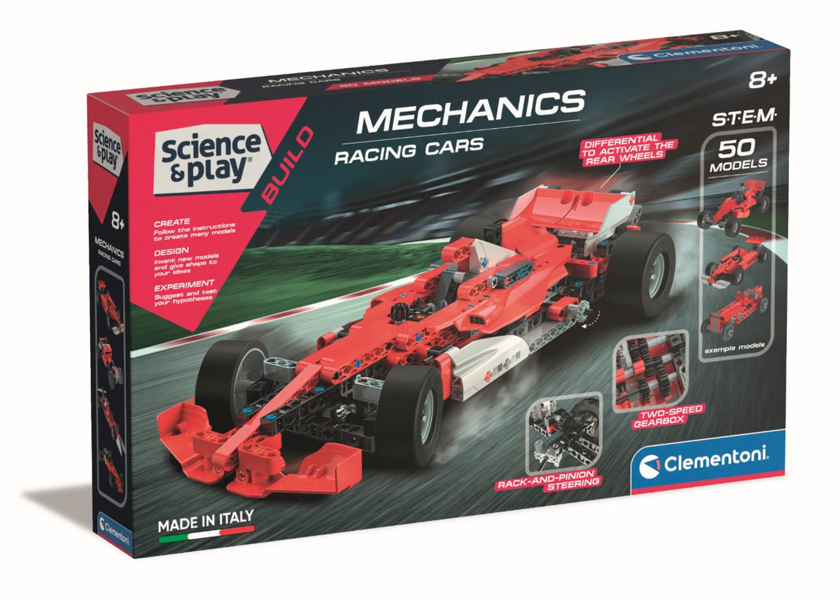 Mechanics Lab - BUILD Mechanics Racing Cars- Science & Play – playspy